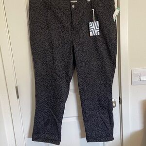 24W Market&Spruce grey skinny pants with tags belt loops and a front zipper